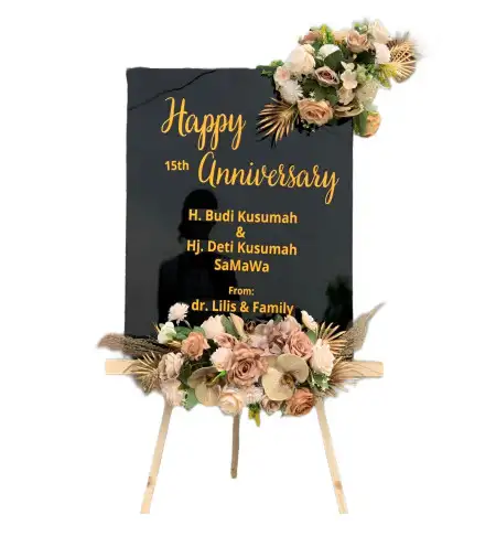 Papan Bunga Akrilik Puluhan