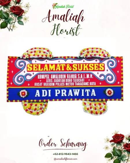 Papan Bunga Ucapan Selamat Puluhan